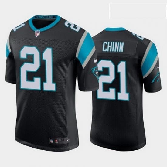 men jeremy chinn carolina panthers black vapor limited jersey