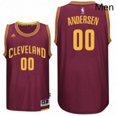 Cleveland Cavaliers 00 Chris Andersen New Swingman Road Wine Jersey