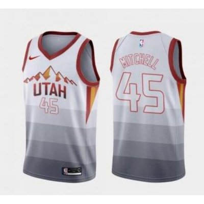 Men Utah Jazz 45 donovan mitchell 2020 Nike City Edition Jersey