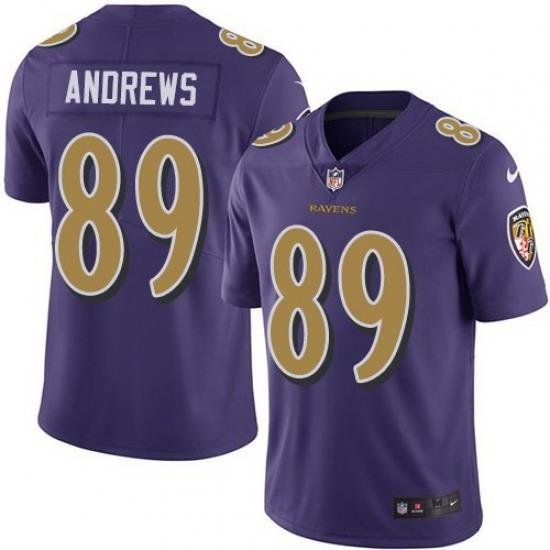 Nike Ravens 89 Mark Andrews Purple Color Rush Limited Jersey