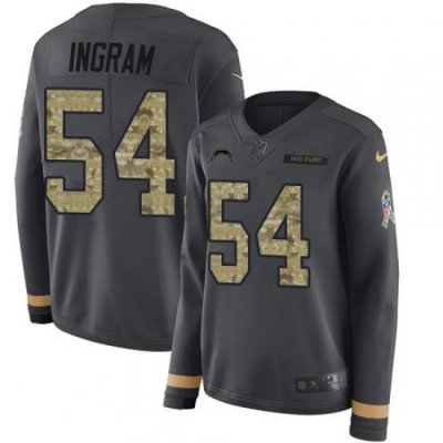 Nike Chargers #54 Melvin Ingram Anthracite Salute to Service