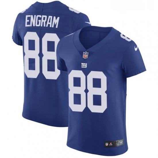 Mens Nike New York Giants 88 Evan Engram Elite Royal Blue Team Color NFL Jersey