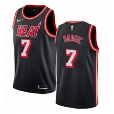 Youth Nike Miami Heat 7 Goran Dragic Swingman Black Black Fashion Hardwood Classics NBA Jersey