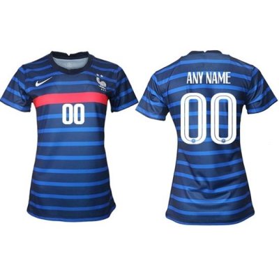 Women France Soccer Jerseys 001 Customized