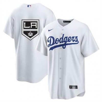 Men Los Angeles Dodgers  26 Kings White Cool Base Stitched Jersey