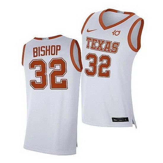 Texas Longhorns Christian Bishop White Alumni Player Limited 2021 Top Transfers Jersey