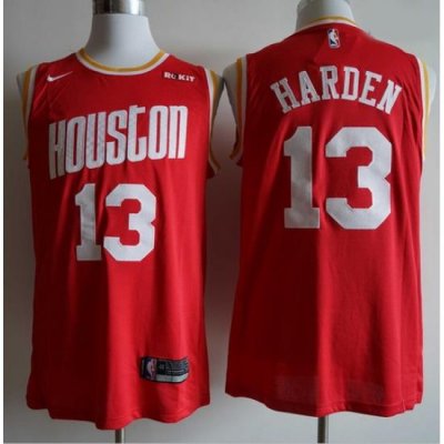 Rockets 13 James Harden Red Nike Retro Swingman Jersey