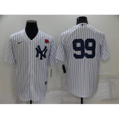 Men NeW York Yankees 99 Aaron Judge White Cool Base Stitched Baseball Jerseys