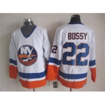 NHL New York Islanders 22 Mike Bossy white jerseys