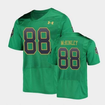 Men Notre Dame Fighting Irish Javon Mckinley College Football Green Replica Jersey