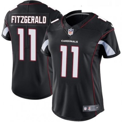 Womens Nike Arizona Cardinals 11 Larry Fitzgerald Elite Black Alternate NFL Jersey