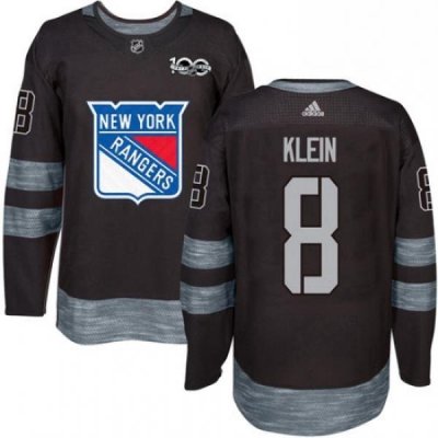 Mens Adidas New York Rangers 8 Kevin Klein Premier Black 1917 2017 100th Anniversary NHL Jersey