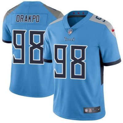 Nike Titans #98 Brian Orakpo Light Blue Team Color Mens Stitched NFL Vapor Untouchable Limited Jersey