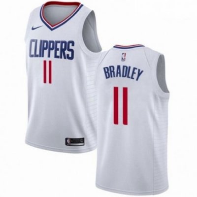 Mens Nike Los Angeles Clippers 11 Avery Bradley Authentic White NBA Jersey Association Edition