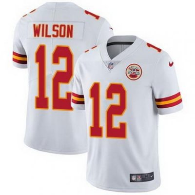 Nike Chiefs #12 Albert Wilson White Mens Stitched NFL Vapor Untouchable Limited Jersey