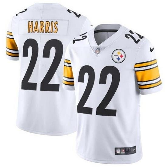 Youth Pittsburgh Steelers 22 Najee Harris White Vapor Untouchable Limited Stitched Jersey