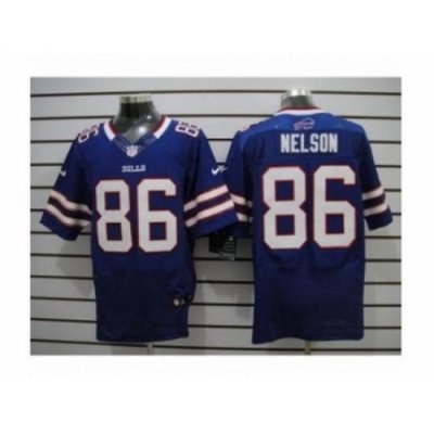 Nike Buffalo Bills 86 David Nelson Blue Elite NFL Jersey