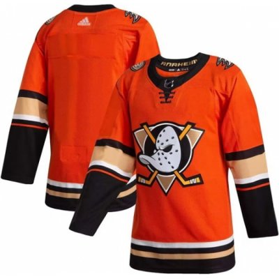 Men Anaheim Ducks Blank Orange Stitched Jersey