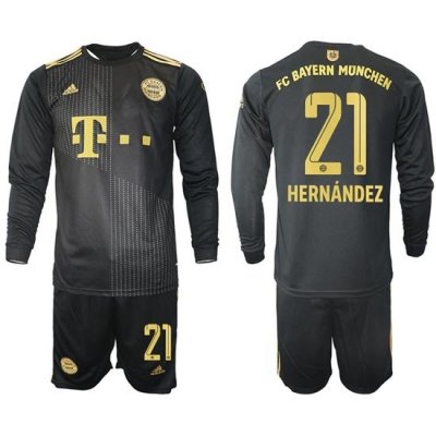 Men Bayern Long Sleeve Soccer Jerseys 505