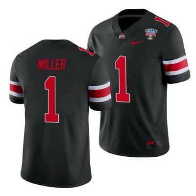 Ohio State Buckeyes Braxton Miller Black 2021 Sugar Bowl College Football Jersey