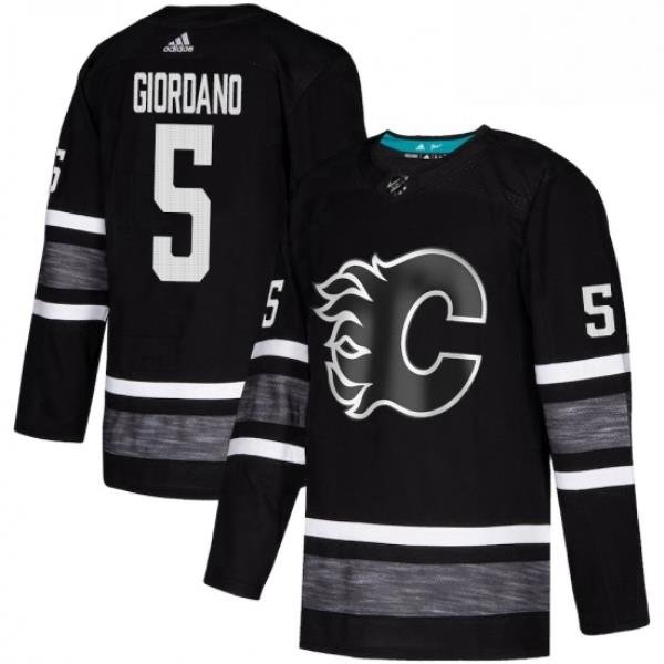 Mens Adidas Calgary Flames 5 Mark Giordano Black 2019 All Star Game Parley Authentic Stitched NHL Jersey