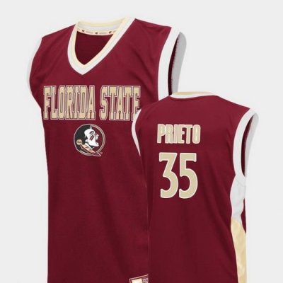 Men Florida State Seminoles Harrison Prieto Red Fadeaway College Basketball Jersey