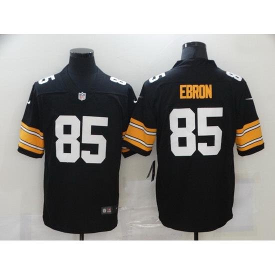 Nike Pittsburgh Steelers 85 Eric Ebron Black Vapor Untouchable Limited Jersey