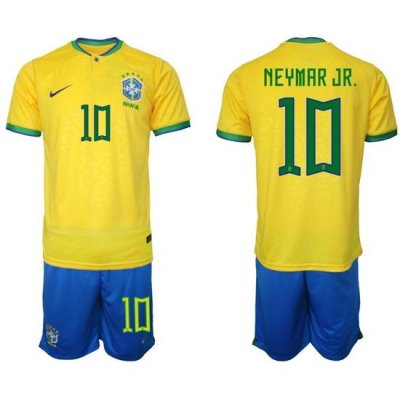 Men FIFA 2022 Brazil Soccer Jersey 023