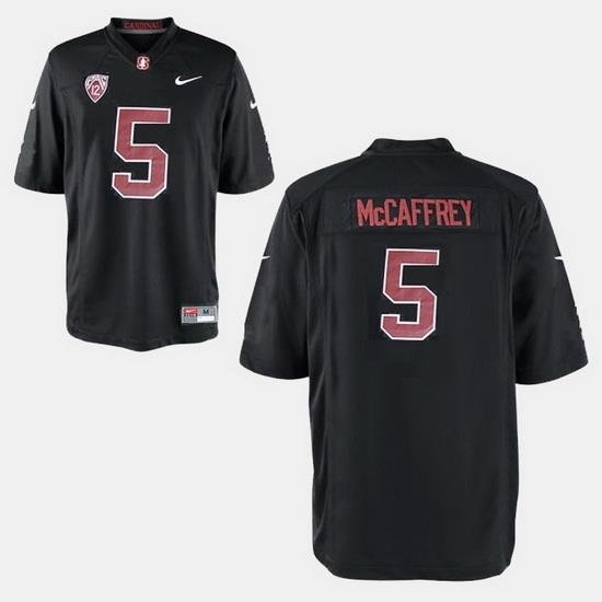 Men Stanford Cardinal Christian Mccaffrey College Football Black Jersey