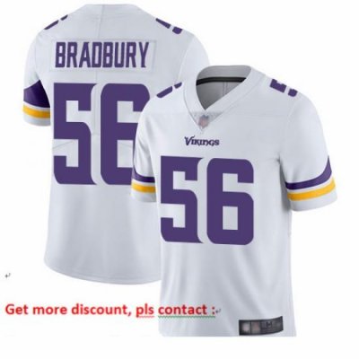 Vikings 56 Garrett Bradbury White Youth Stitched Football Vapor Untouchable Limited Jersey