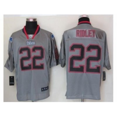 Nike New England Patriots 22 Stevan Ridley Grey Elite Lights Out NFL Jersey