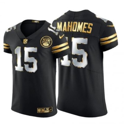 Kansas City Chiefs 15 Patrick Mahomes Men Nike Black Edition Vapor Untouchable Elite NFL Jersey