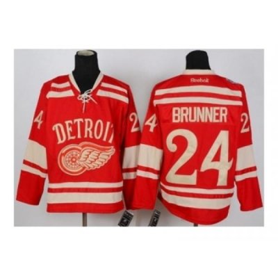 NHL Jerseys Detroit Red Wings #24 Brunner red[2014 winter classic][brunner]