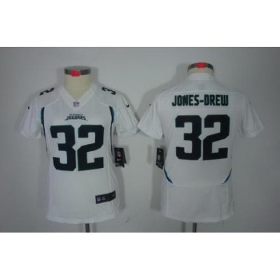 Women Nike Jacksonville Jaguars 32# Maurice Jones-Drew White[Women Limited Jerseys]