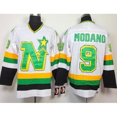 Dallas Stars 9 Mike Modano White NHL Jerseys