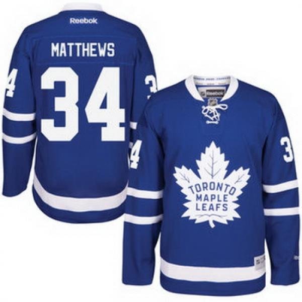 Mens Toronto Maple Leafs Auston Matthews Reebok Royal Home Premier Jersey