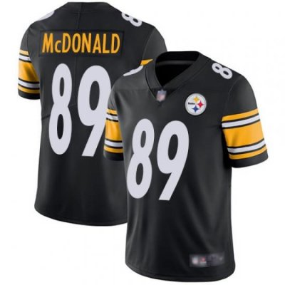 Steelers 89 Vance McDonald Black Team Color Men Stitched Football Vapor Untouchable Limited Jersey