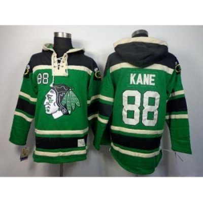 NHL Jerseys Chicago Blackhawks #88 Kane Green[pullover hooded sweatshirt]