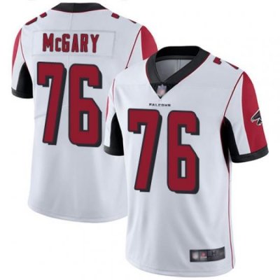 Falcons 76 Kaleb McGary White Men Stitched Football Vapor Untouchable Limited Jersey