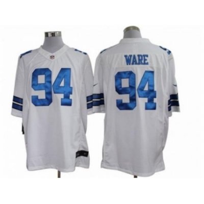 Nike Dallas Cowboys 94 DeMarcus Ware White LIMITED NFL Jersey