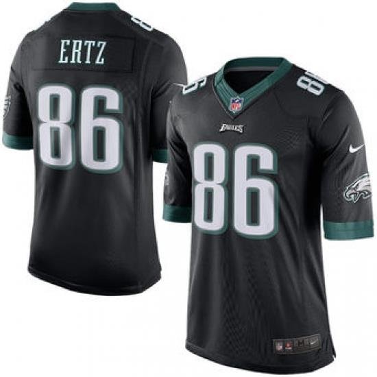 Mens Philadelphia Eagles Zach Ertz Nike Black Limited Jersey