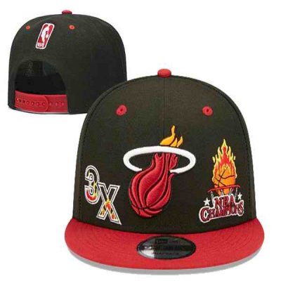 Miami Heat Stitched Snapback Hats 032