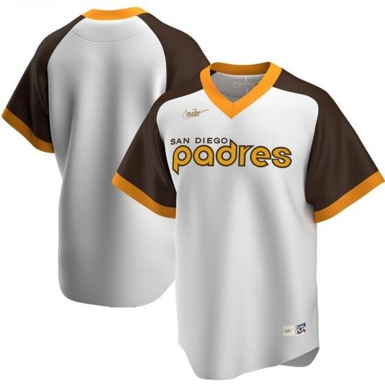 Men San Diego Padres Nike Home CooperstoWn Collection Team MLB Jersey White