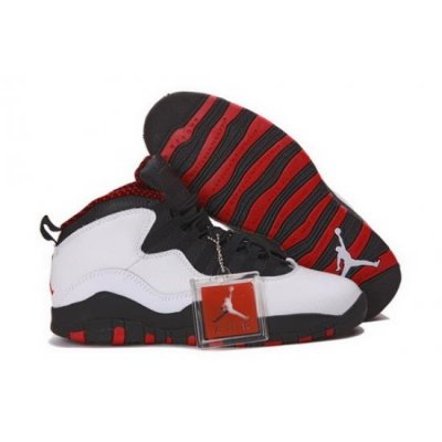 Air Jordan 10 Shoes 2013 Mens White Black Red