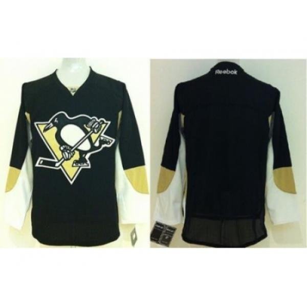 Kids Pittsburgh Penguins Black Blank NHL Jerseys