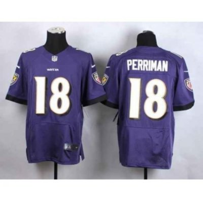 nike jerseys baltimore ravens 18 perriman purple[Elite]