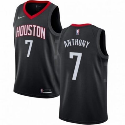 Mens Nike Houston Rockets 7 Carmelo Anthony Authentic Black NBA Jersey Statement Editi