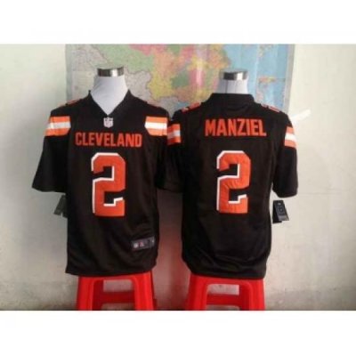 nike nfl jerseys cleveland browns 2 manziel brown[game][new style]