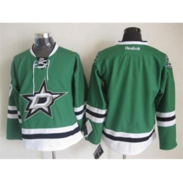 NHL Dallas Stars Blank Green Home Stitched jerseys