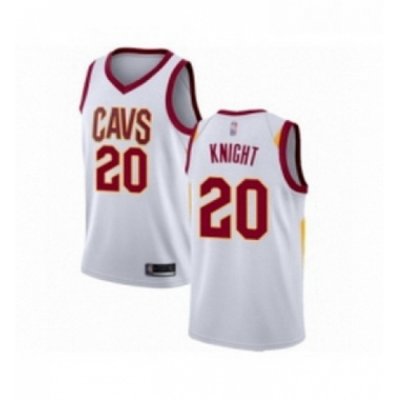 Youth Cleveland Cavaliers 20 Brandon Knight Swingman White Basketball Jersey Association Edition